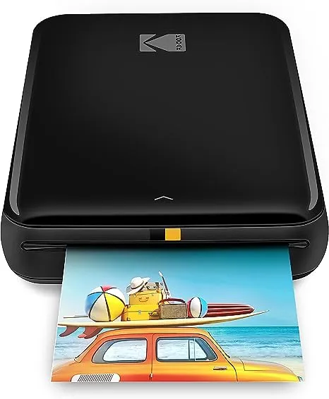 Kodak Step Instant Color Photo Printer with Bluetooth/NFC, ZINK Technology & Kodak App for iOS & Android (Blue) Starter Bundle