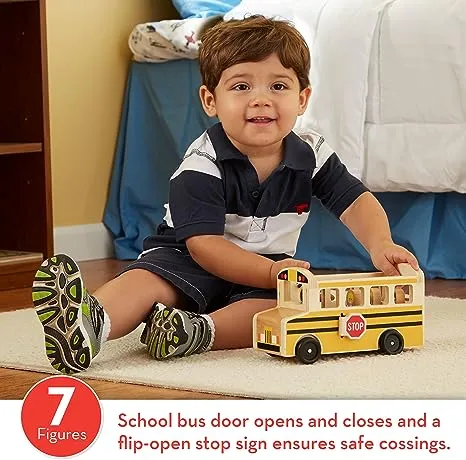 Melissa & Doug Wooden School Bus