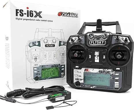 FlySky FS-i6X i6X 10CH 2.4GHz AFHDS 2A RC Radio Transmitter With FS-iA10B Receiver for FPV RC Drone Engineering Vehicle Boat Robot - Mode 1 (Right Hand Throttle)
                                                COD