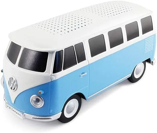 BRISA VW Collection Volkswagen Portable Bluetooth Speaker Wireless Box with Rechargable Battery T1 Bus Campervan