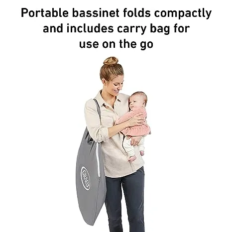 Graco Pack 'n Play Travel Dome LX Playard | Includes Portable Bassinet, Full-Size Infant Bassinet, and Diaper Changer, Leyton