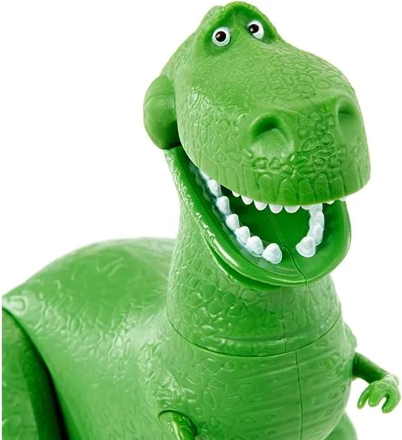 Toy Story 4 4 True Talkers Rex Figure, 7.8 in / 19.81 cm-Tall Posable, Talking Character Figure with Authentic Movie-Inspired Look and 15+ Phrases, Gift for Kids 3 Years and Older​