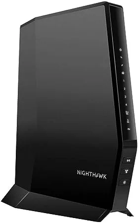 NETGEAR Nighthawk WiFi 6Cable Modem Router CAX30 Compatible with Xfinity, Spectrum, and Cox, AX2700 (Up to 2.7Gbps) DOCSIS 3.1