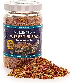 Fluker's Aquatic Turtle Buffet Blend Food, 12 oz.