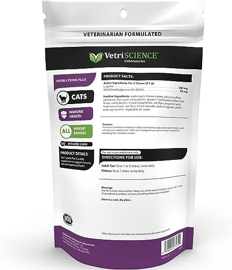 VetriScience Vetri Lysine Plus