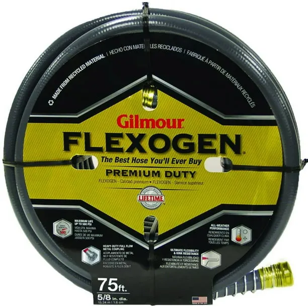 5/8-Inch x 75-Foot Flexogen Garden Hose