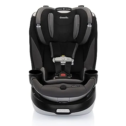 Evenflo Revolve360 Slim 2-in-1 Rotational Car Seat with Quick Clean Cover (Sutton Purple)