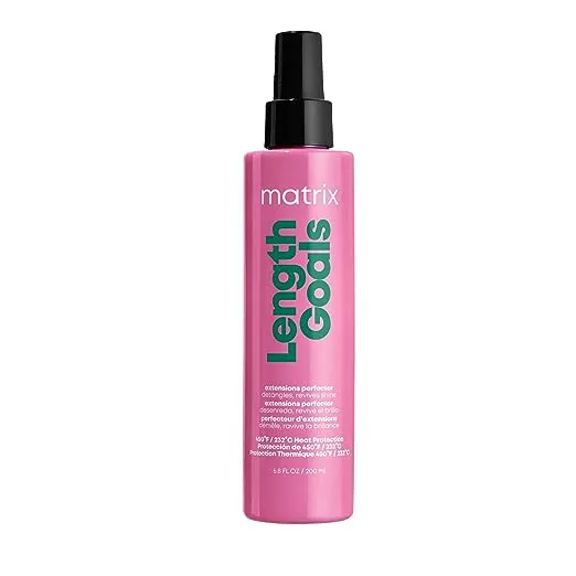 Matrix Length Goals Extensions Perfector Multi-Benefit Heat Protectant & Styling Spray | Leave-In Hair Treatment | For Damaged Hair | Professional Leave In Spray | Packaging May Vary | 6.8 Fl. Oz.