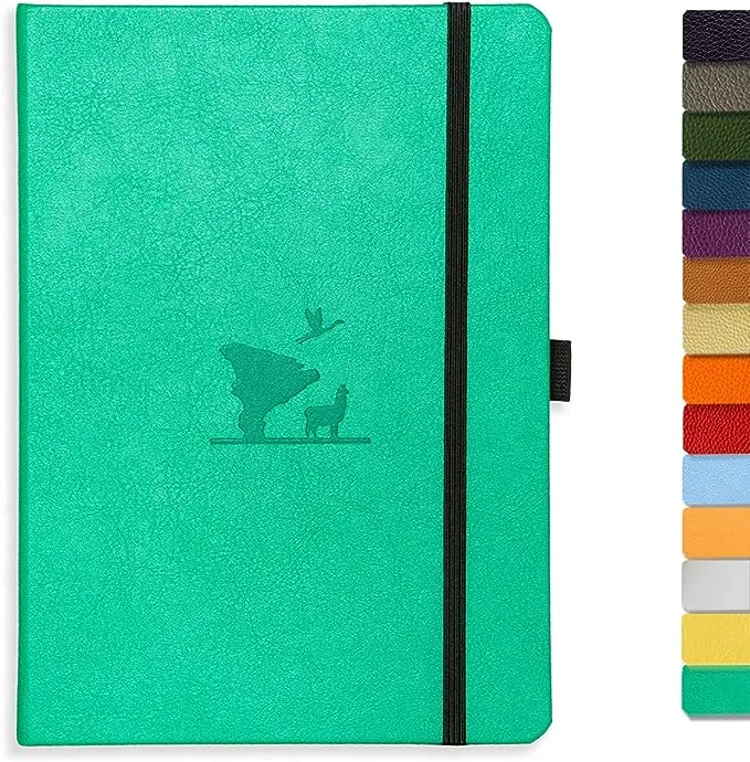 Dingbats* Earth A5+ Emerald Eduardo Avaroa Notebook - Dotted