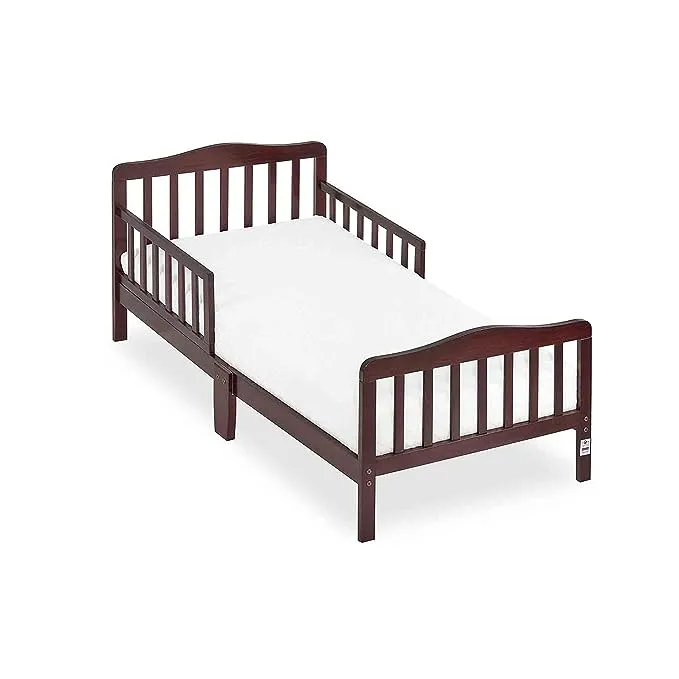 Cama infantil de diseño clásico en gris acero, con certificación Greenguard Gold