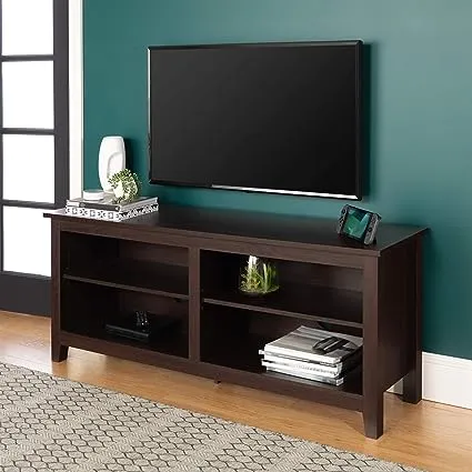 Walker Edison 58in. Espresso Wood TV Stand