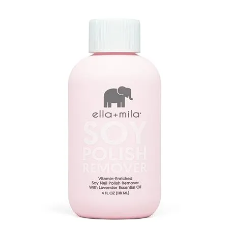 ella+mila Soy Nail Polish Remover - Lavender - 4 fl oz