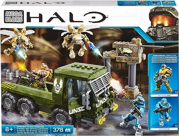 Mega Bloks Halo Covenant Drone Outbreak Building Set