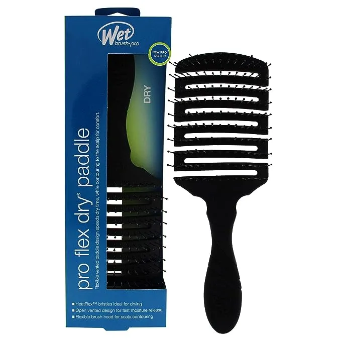 Wet Brush Pro Flex Dry Paddle Brush - Black 1 Pc