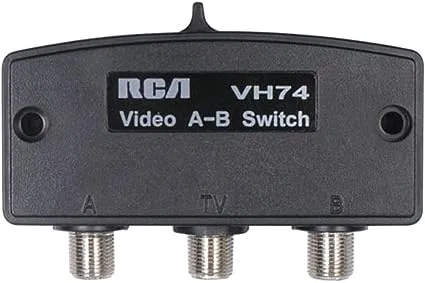 Deluxe A/B Coaxial Cable TV Slide Switch