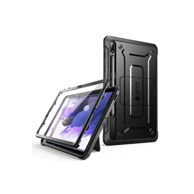 SUPCASE Unicorn Beetle Pro Series Case for Samsung Galaxy Tab S7 FE 12.4 Inch (2021), Full-Body Rugged Heavy Duty Case with Built-in Screen Protector & S Pen Holder (Black)