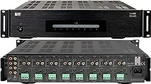 8 Zone 16-Channel 80W/ Channel Class D Digital Power Amplifier for Home Theater Systems - MX1680