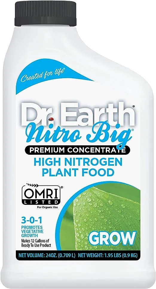 Dr. Earth Nitro Big High Nitrogen Plant Food 24 oz Concentrate