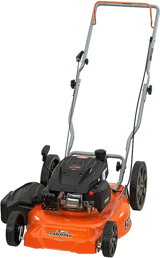 21 in. 170cc 2-in-1 Gas Walk Behind Push Lawn Mower with High Rear Wheels