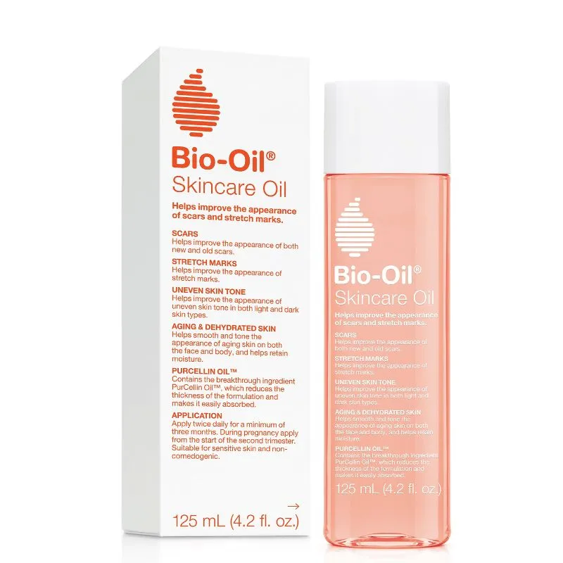 Bio-Oil Skincare Oil, Body Oil for Scars & Stretch Marks, Dermatologist Recommended, 4.2 fl oz