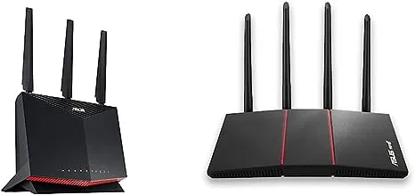 Asus RT-AX86U Dual Band Wi-Fi 6 Gaming Router ,Black