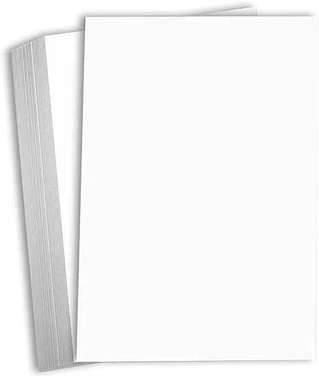 Hamilco White Cardstock Paper 11x17 65 lb Cover Card Stock 50 Pack