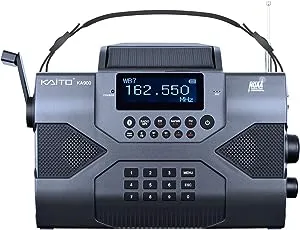 Kaito Emergency Radio Voyager Max KA900 Digital Solar Dynamo Crank Wind Up AM/FM