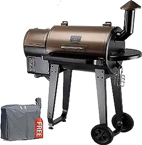 Z GRILLS ZPG-450A 2021 Parrilla de pellets de madera y ahumador 8 en 1