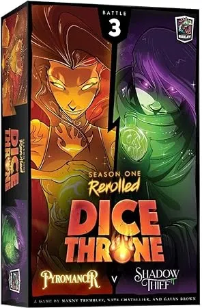 Dice Throne S1 Rerolled Box 3 Pyromancer v Shadow Thief (ROX638)