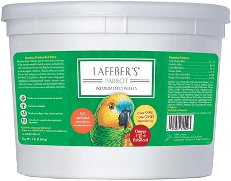 Lafeber Premium Parrot Daily Diet Pellets - 5 lbs