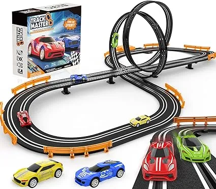 Slot-car-race-track-sets Para Niños, Batería O Pista De Carr