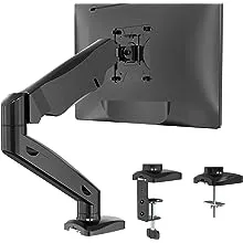 Single Monitor Arm Mount Stand Fully Adjustable Gas Spring Arm Desk Mount Swivel