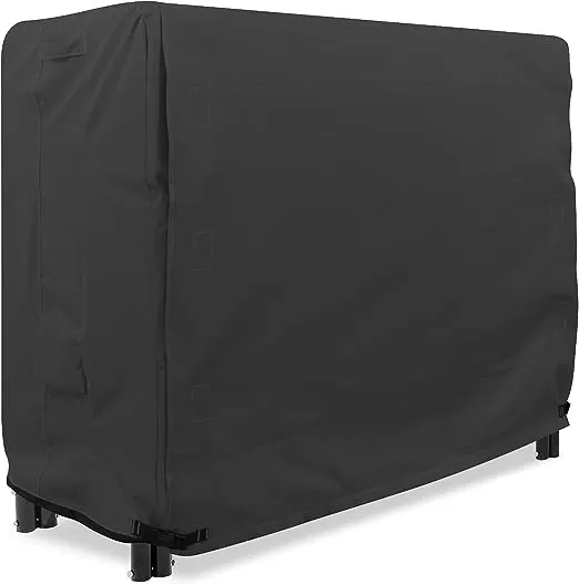 KHOMO GEAR - Firewood Rack Cover 8 foot - Heavy Duty - Black 8 Feet