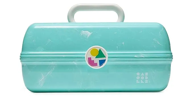 Caboodles On-The-Go Girl Case | Seafoam Marble