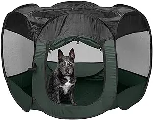 FurHaven Pet Playpen - Hunter Green (Small)