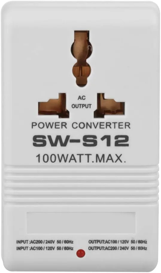 TOPINCN 100W Power Converter AC110V/120V to 220V/240V Step-Up&Down Voltage ...