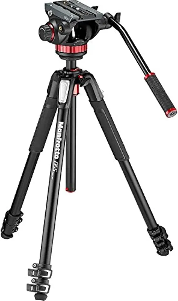 Manfrotto MT055XPRO3 Aluminum Tripod with MVH502AH Video Head