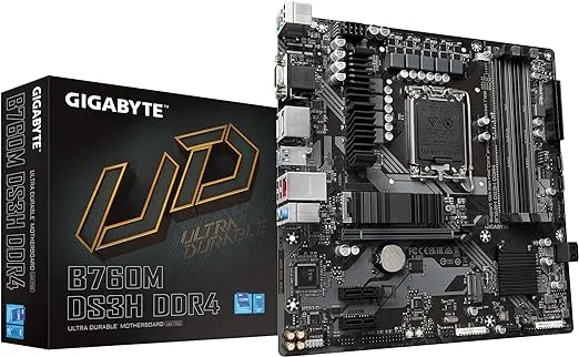 Tarjeta Madre Gigabyte Micro-ATX, S-1700, Intel B760, DDR5, B760M DS3H