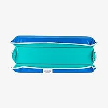 KinderMat 2 Pulgadas de Espesor - 2 "H x 19" W x 44 "D, Azul / Verde Azulado, Ideal para la Educación en el Hogar y la Guardería, Estera de Siesta para Niños