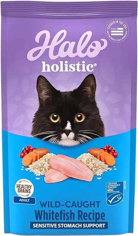 Halo Holistic Sensitive Stomach Dry Cat Food