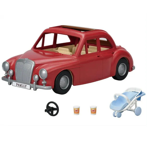 Calico Critters Family Cruising Car for Dolls, Toy Vehicle Seats up to 5 Collectible FiguresCalico Critters Family Cruising Car for Dolls, Toy Vehicle Se…