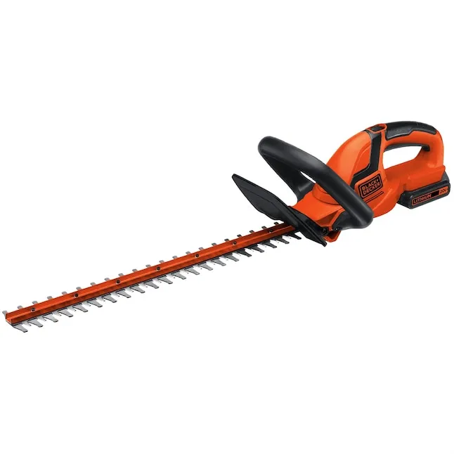 BLACK+DECKER 20-volt Max 22-in Battery Hedge Trimmer (Battery and Charger Included) | LHT2220