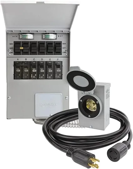 Reliance Controls 306CRK Pro/Tran-2 6 Circuit Transfer Switch Kit