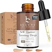 Self Tanning Drops - Face Self Tanner Drops Medium Color - Bronzer Drops - Face Tanning Drops to Add to Moisturizer - Face Tan Drops - Bronzing Drops