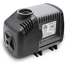 SICCE Syncra Silent 5.0 Pompe à eau submersible multifonction 1321 GPH | Réservoir de poissons d'aquarium durable ultra silencieux de 105 W de fabrication italienne, fontaine, étang, culture hydroponique, terrarium noir | Eau douce et eau salée