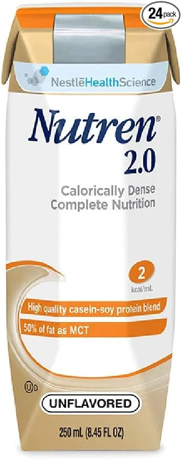 Nutren 2.0 Tube Feeding Formula 9871616230 Case of 24, Unflavored