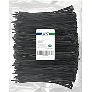 HS Durable Plastic Zip Ties 8 Inch (Bulk-1000 Pack) UV Black Cable Ties 40 Lbs Self-Locking Wire Ties Width 1/8 Inch,Outdoor PurposeHS Durable Plastic Zip Ties 8 Inch (Bulk-1000 Pack) UV Black Cable Ties 40 Lbs Self-Locking Wire Ties Width 1/8 Inch,Outdo