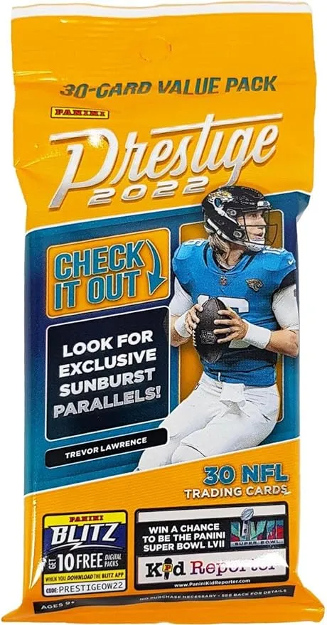 Panini 2022 Prestige Football Fat Pack