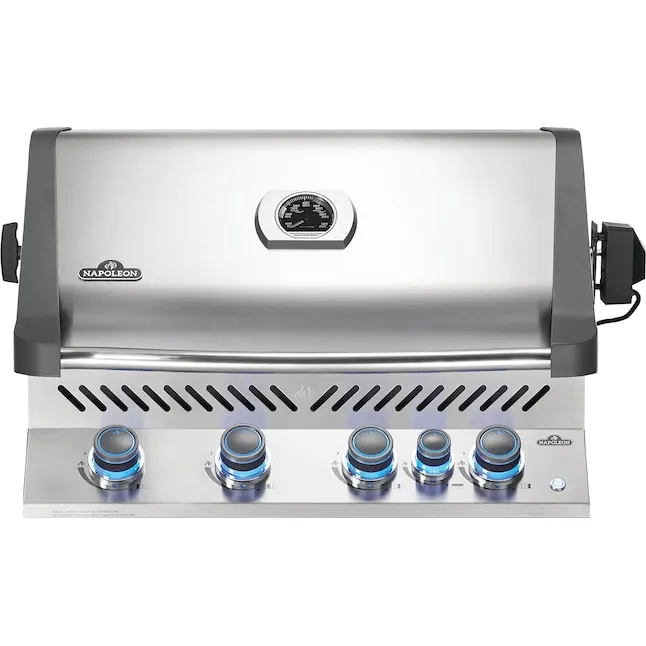 Napoleon Prestige 500 Built-in Natural Gas Grill with Infrared Rear Burner