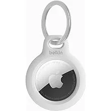 Belkin F8W973BTWHT Secure Holder with Key Ring for Airtag - White